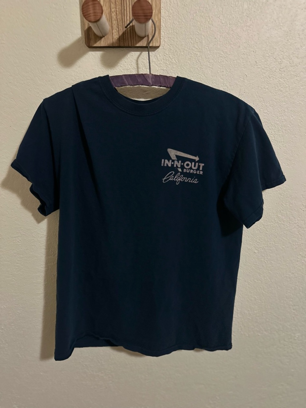 In-N-Out Burger California Logo Short Sleeve Tee — Navy